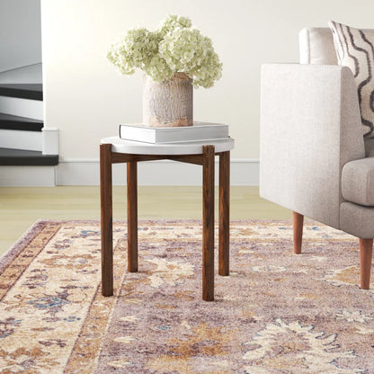 Santino Round-Top End Table
