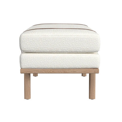 Azayvion Upholstered Bench with Wood Base