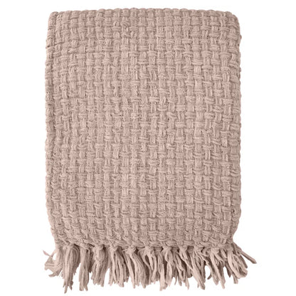 Chenille Hand Woven Throw Blanket
