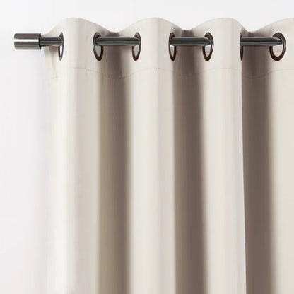 Adina Sevan Solid Thermal Grommet Curtain Panels