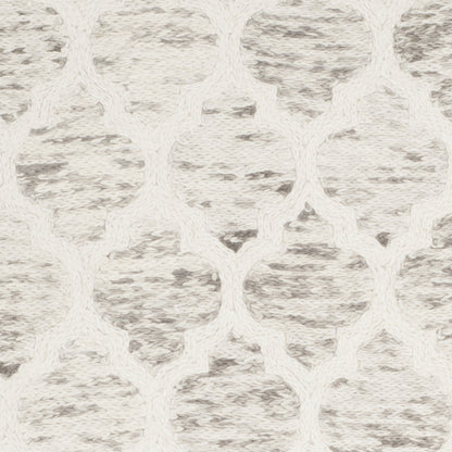 Handmade Grey / Ivory Rug