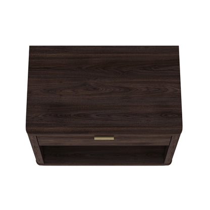Evelyn Modern 32 Brown Nightstand 2.0 with 2 Full Extension Drawers - Set of 2