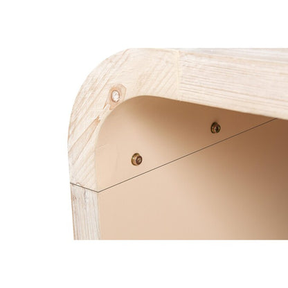 Modern Corner MDF Solid Wood and MDF 47.3-In W X 17.8-In H Coffee Table