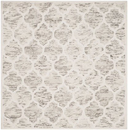 Handmade Grey / Ivory Rug