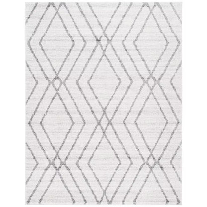 Adirondack Ivory/Gray 8 Ft. X 10 Ft. Chevron Diamond Area Rug