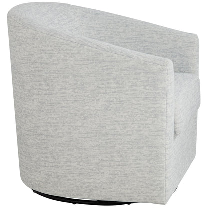 3/4" Wide Gray Fabric Swivel Chair