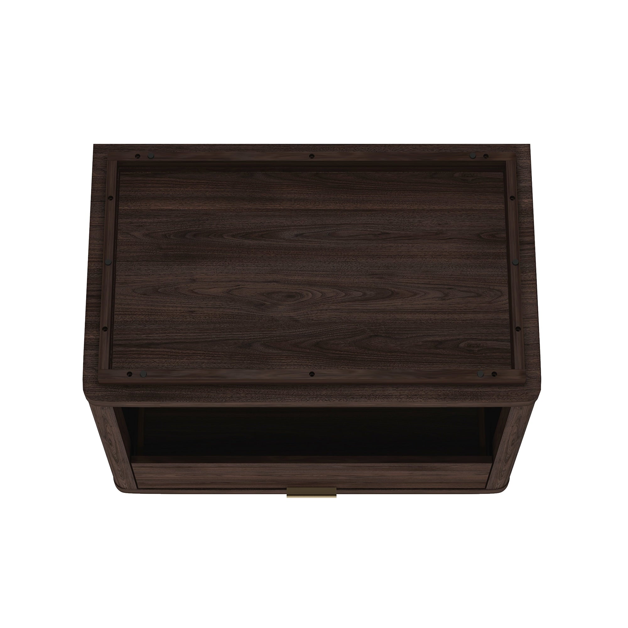 Evelyn Modern 32 Brown Nightstand 2.0 with 2 Full Extension Drawers - Set of 2