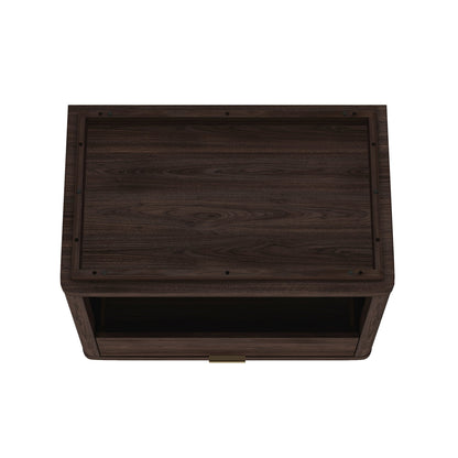 Evelyn Modern 32 Brown Nightstand 2.0 with 2 Full Extension Drawers - Set of 2