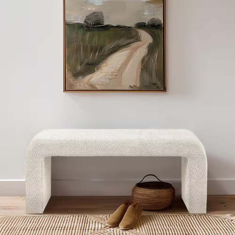Steve Cream Bedroom Bench
