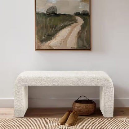 Steve Cream Bedroom Bench