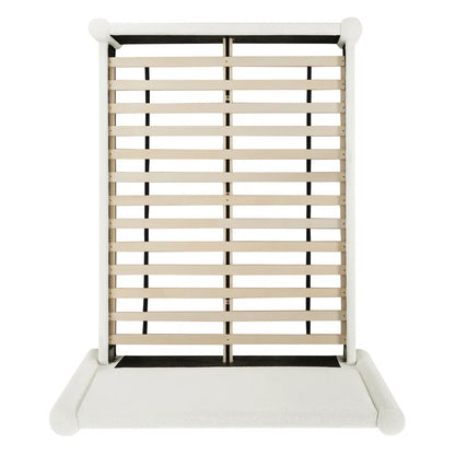 Boucle-Style Waterproof Upholstered Bed