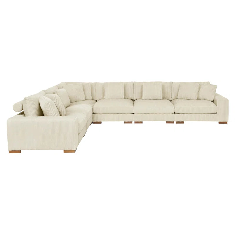 Amrith 6 - Piece Corduroy Sectional