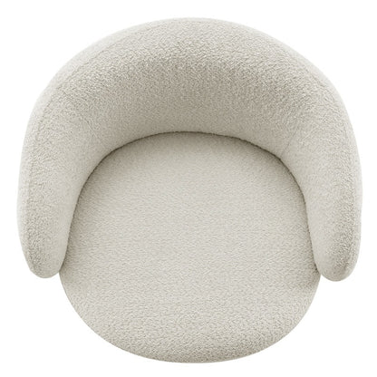 Upholstered Swivel Accent Chair Fabric