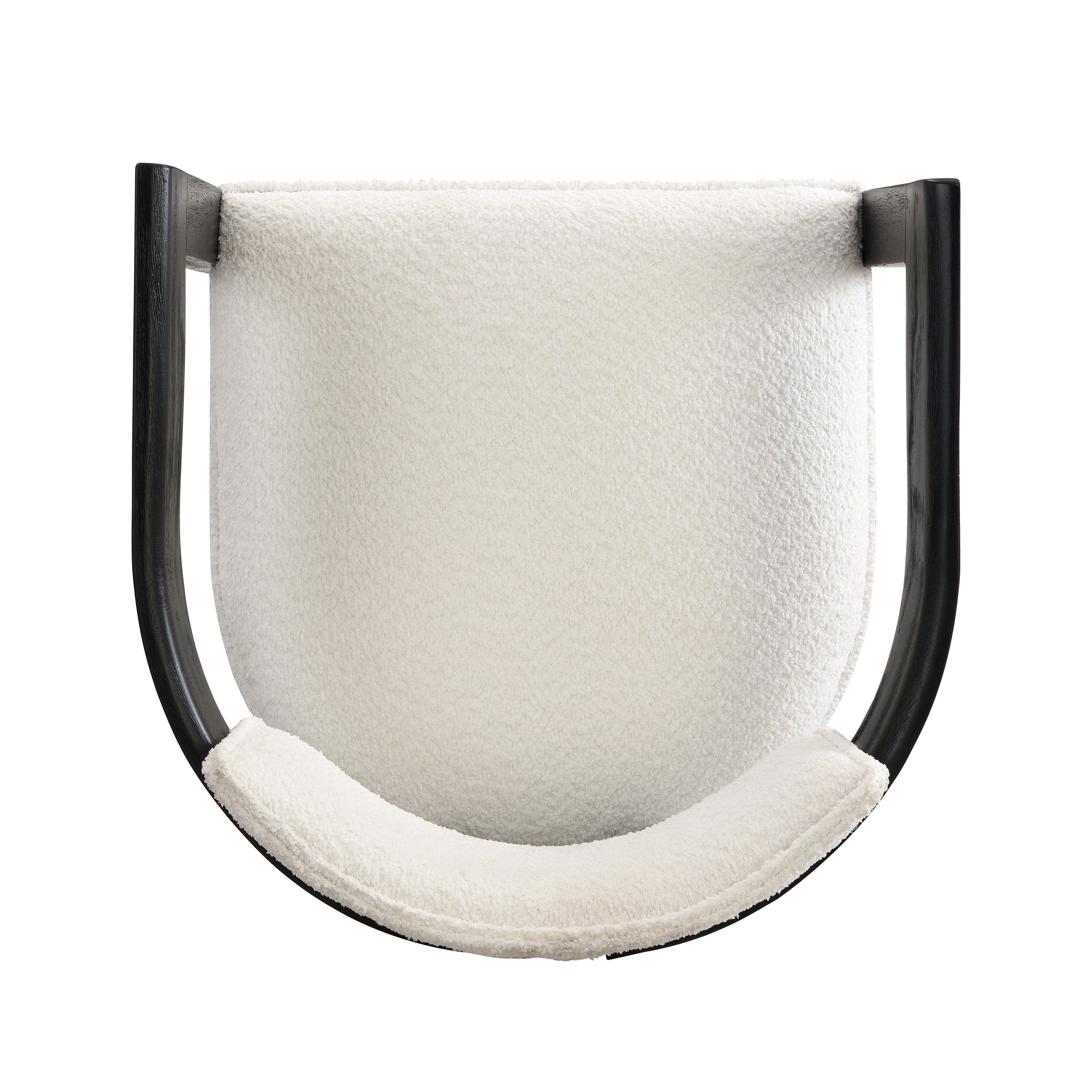 Modern Dining Chair with Armrest and Solid Wood Frame by
