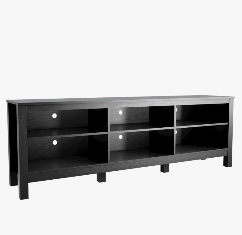 Hommeco Modern Wood Media Console - TV Stand & Entertainment Center