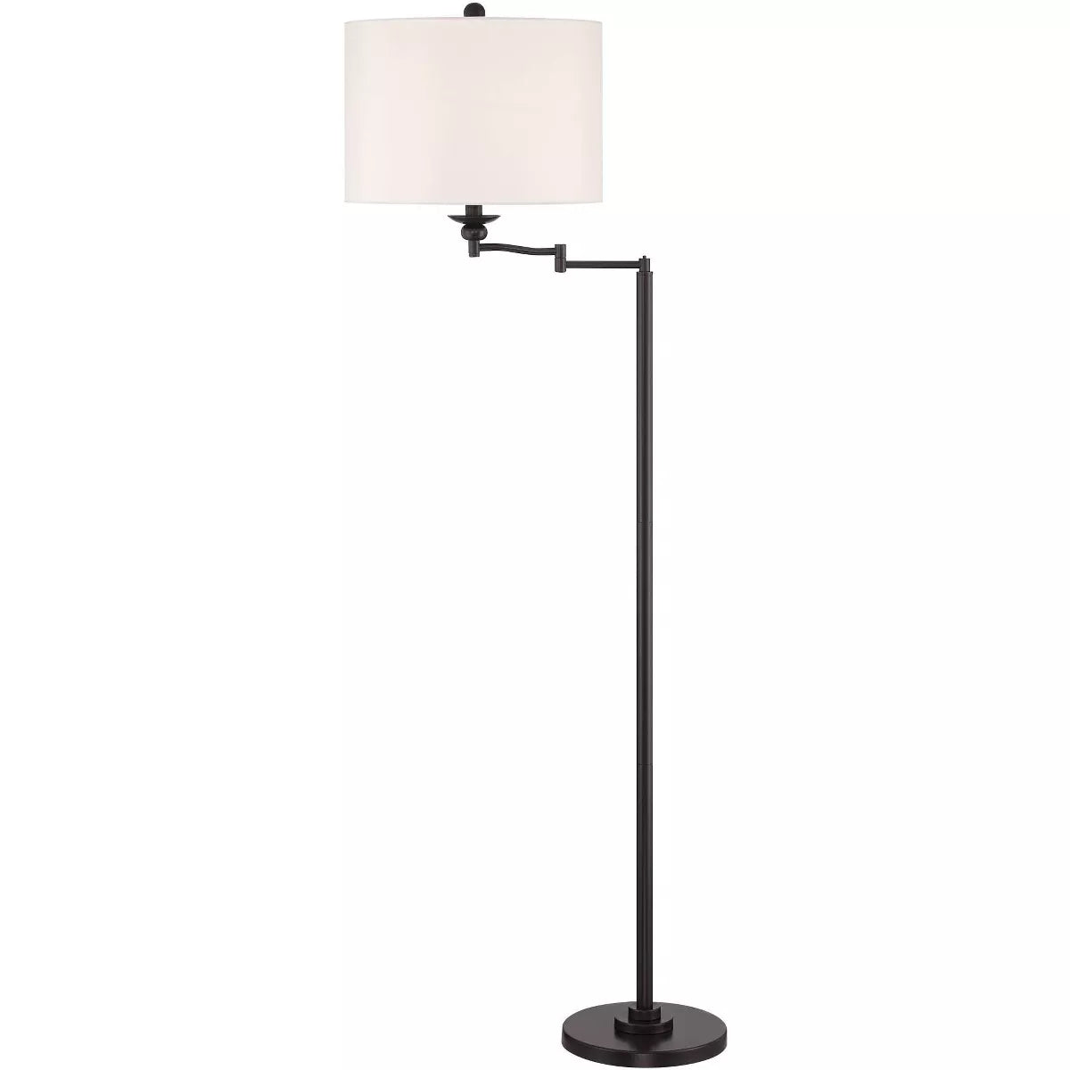 360 Lighting Romero Farmhouse Rustic Traditional 61 1/2" Tall Standing Floor Lamp Pole