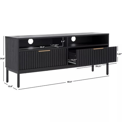 Lylia 2 Drawer 2 Shelf Media Stand - MED9622 