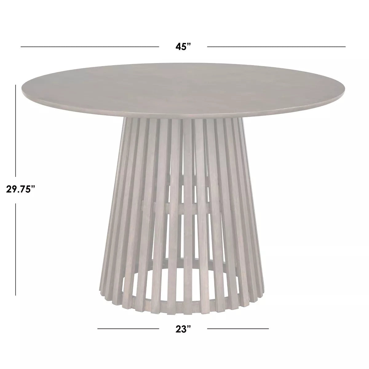 Modern round Pedestal Base Dining Table