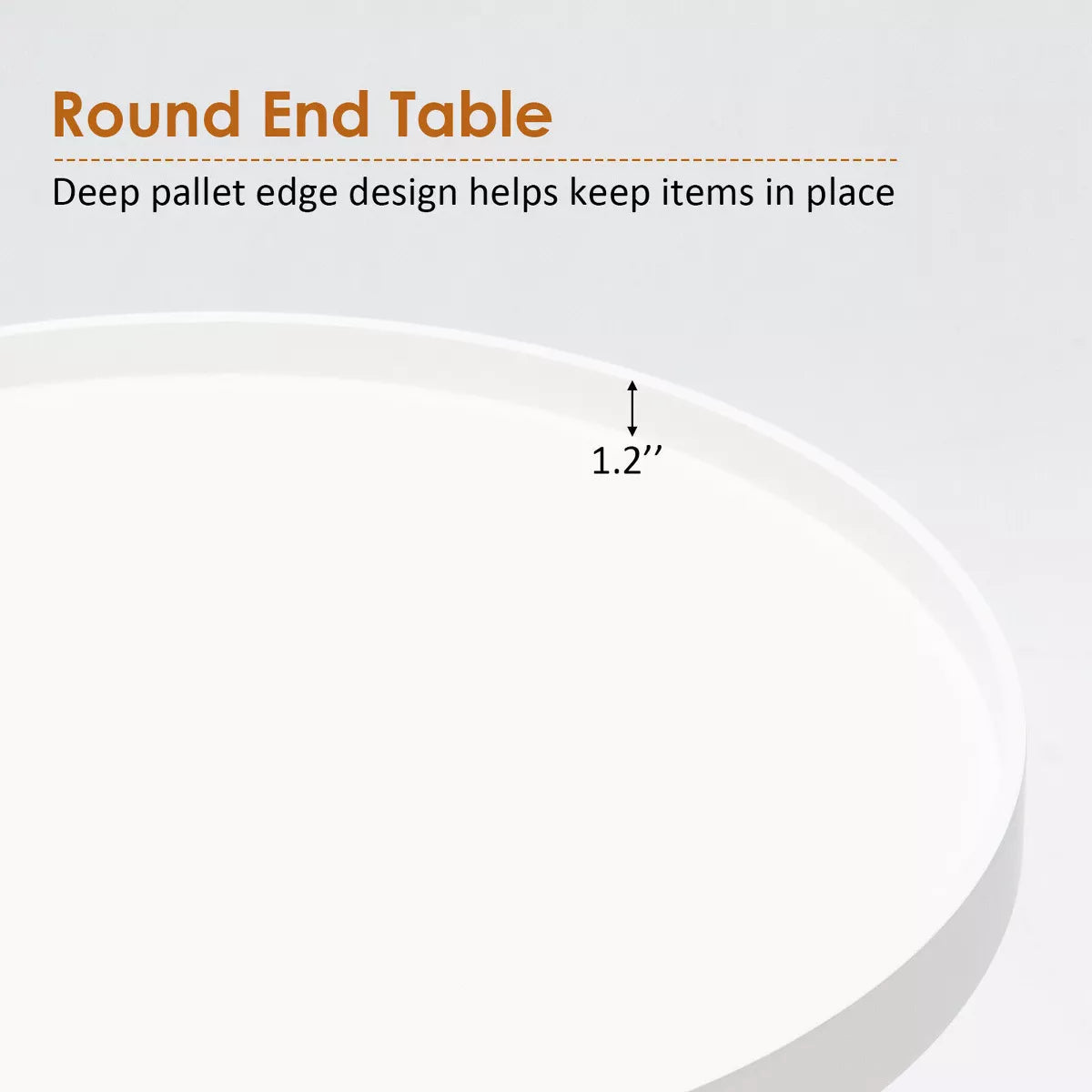 Round Side Table Sofa Coffee End Accent Table Nightstand Home