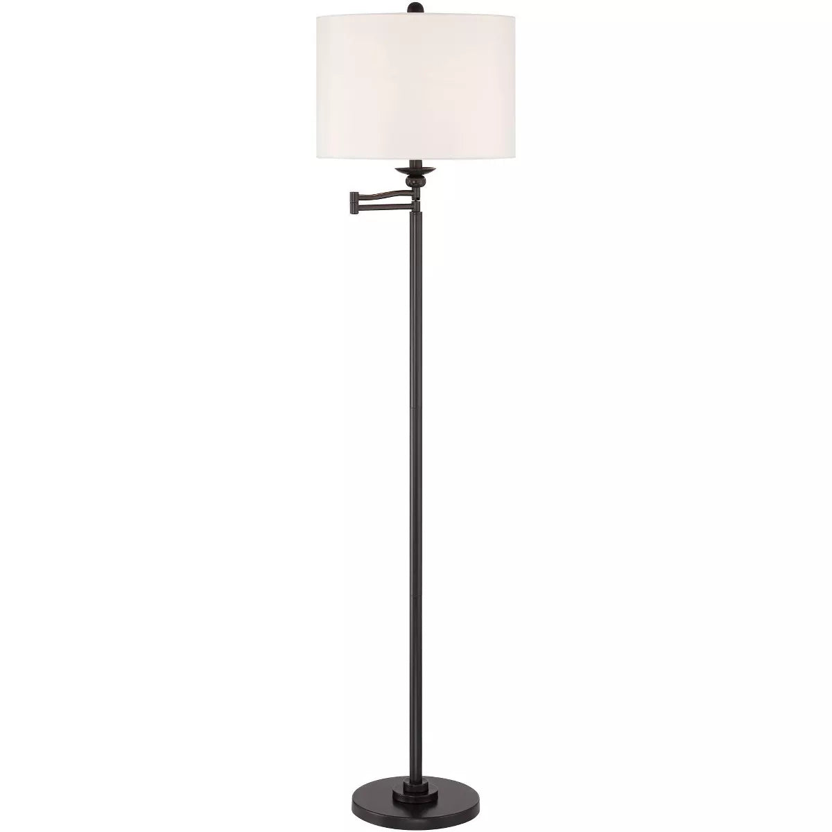 360 Lighting Romero Farmhouse Rustic Traditional 61 1/2" Tall Standing Floor Lamp Pole