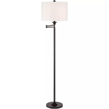360 Lighting Romero Farmhouse Rustic Traditional 61 1/2" Tall Standing Floor Lamp Pole