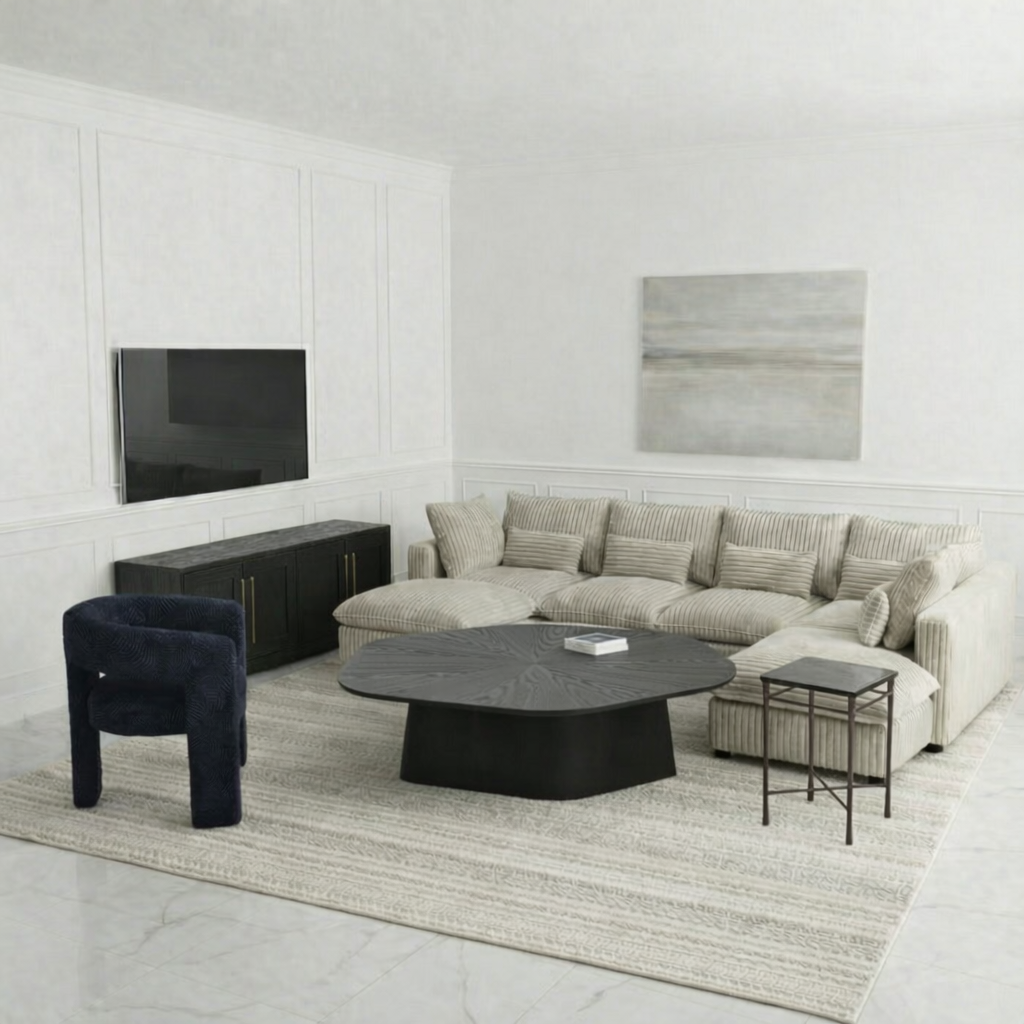Hommeco Bronze Square Glass Accent Table 14 In.