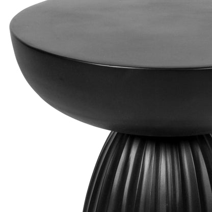 Indigo Road by Egypt Sherrod X  Cinched Metal round Pedestal Accent Table