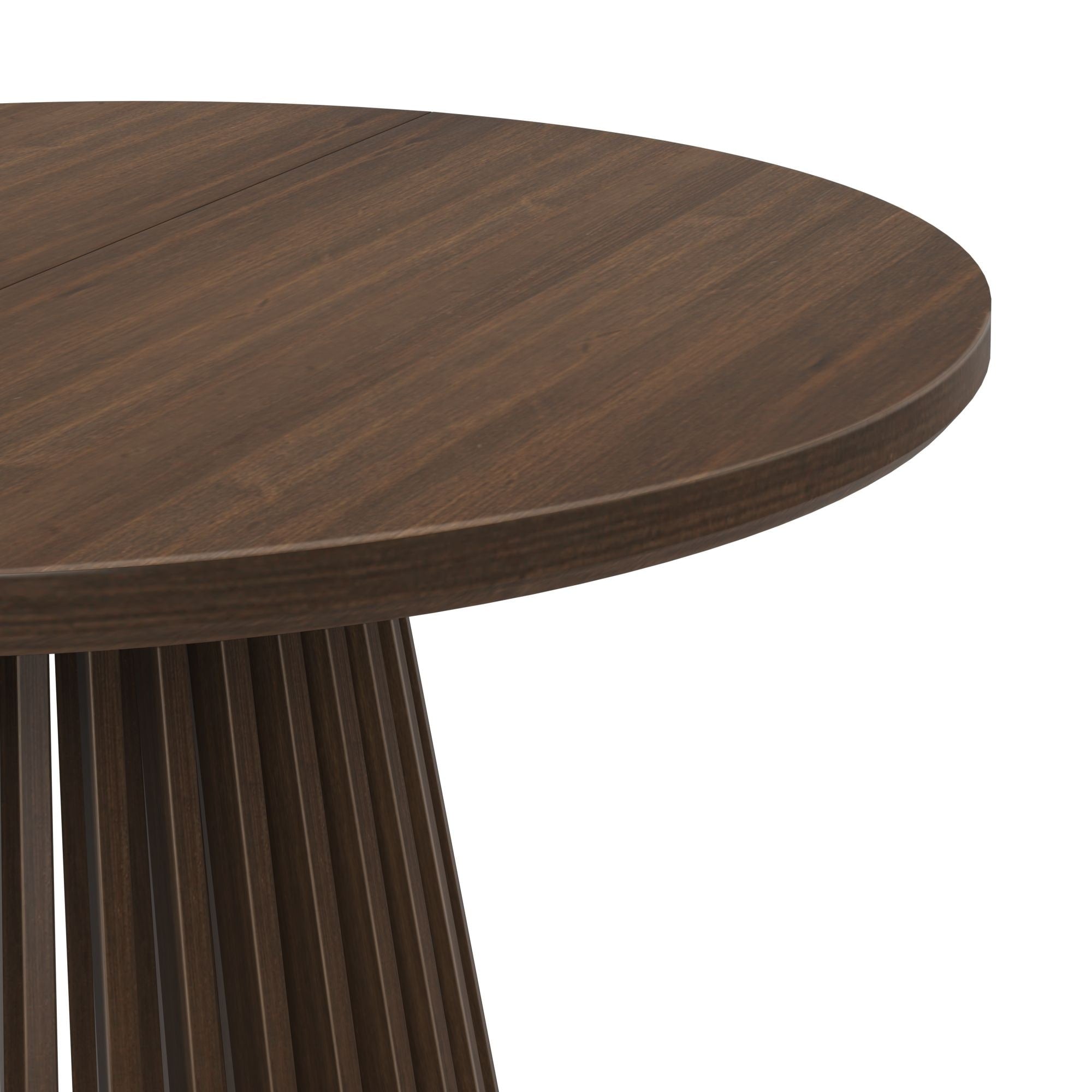 Solid Wood round 47" Pedestal Dining Table