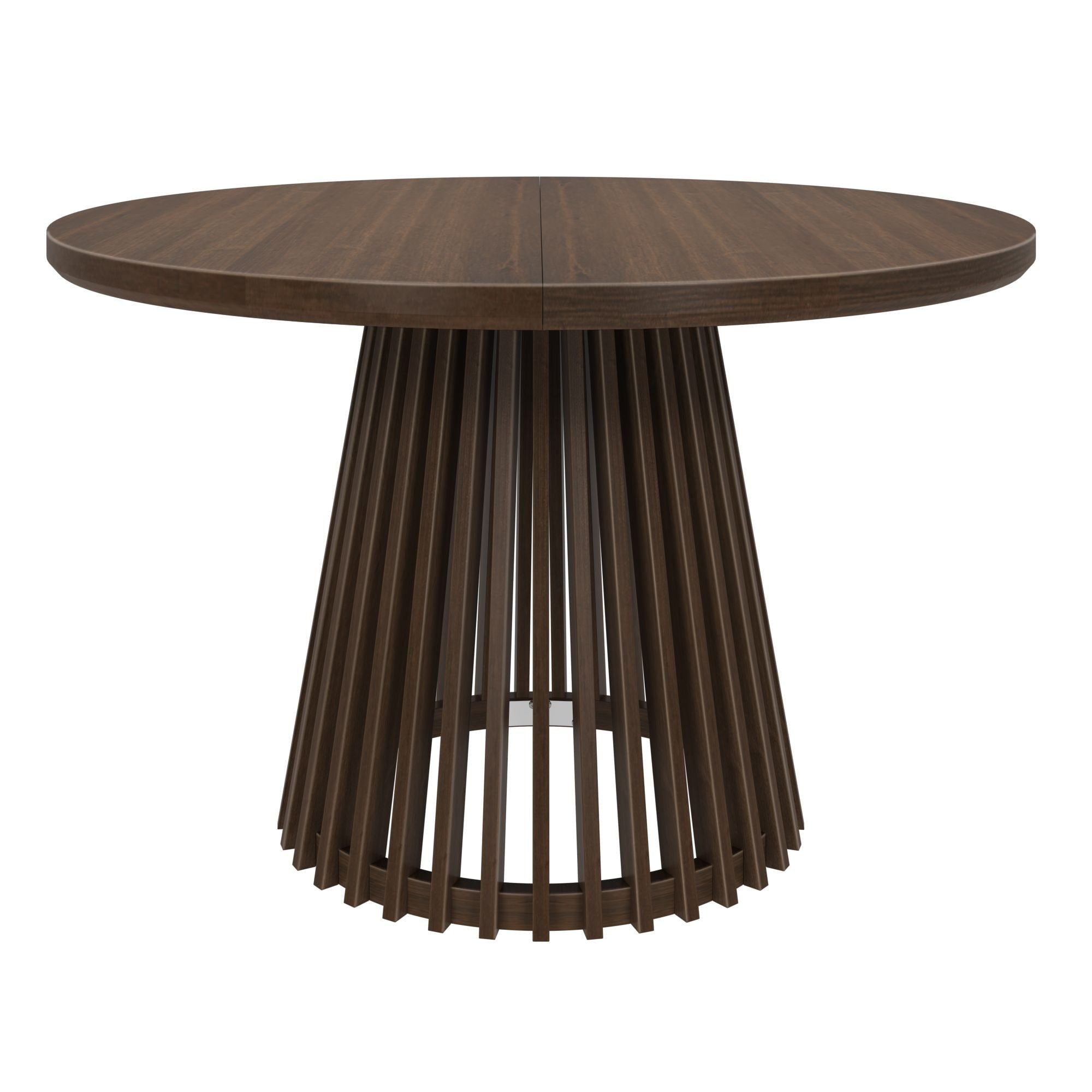 Solid Wood round 47" Pedestal Dining Table