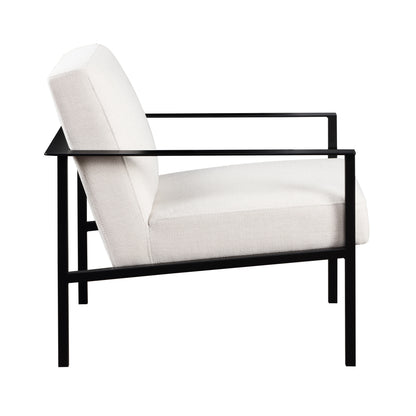 Margot Stationary Metal Accent Chair by