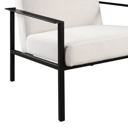 Margot Stationary Metal Accent Chair by