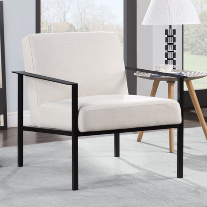 Margot Stationary Metal Accent Chair by