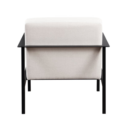 Margot Stationary Metal Accent Chair by