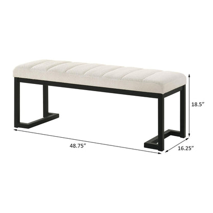 Hommeco Upholstered Entryway Accent Bench