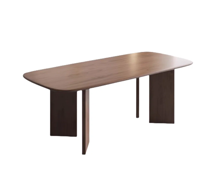 Hommeco Pine Solid Wood Dining Table