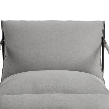 Polyester Sling Accent Chair with Metal Frame Armchair Set of 2