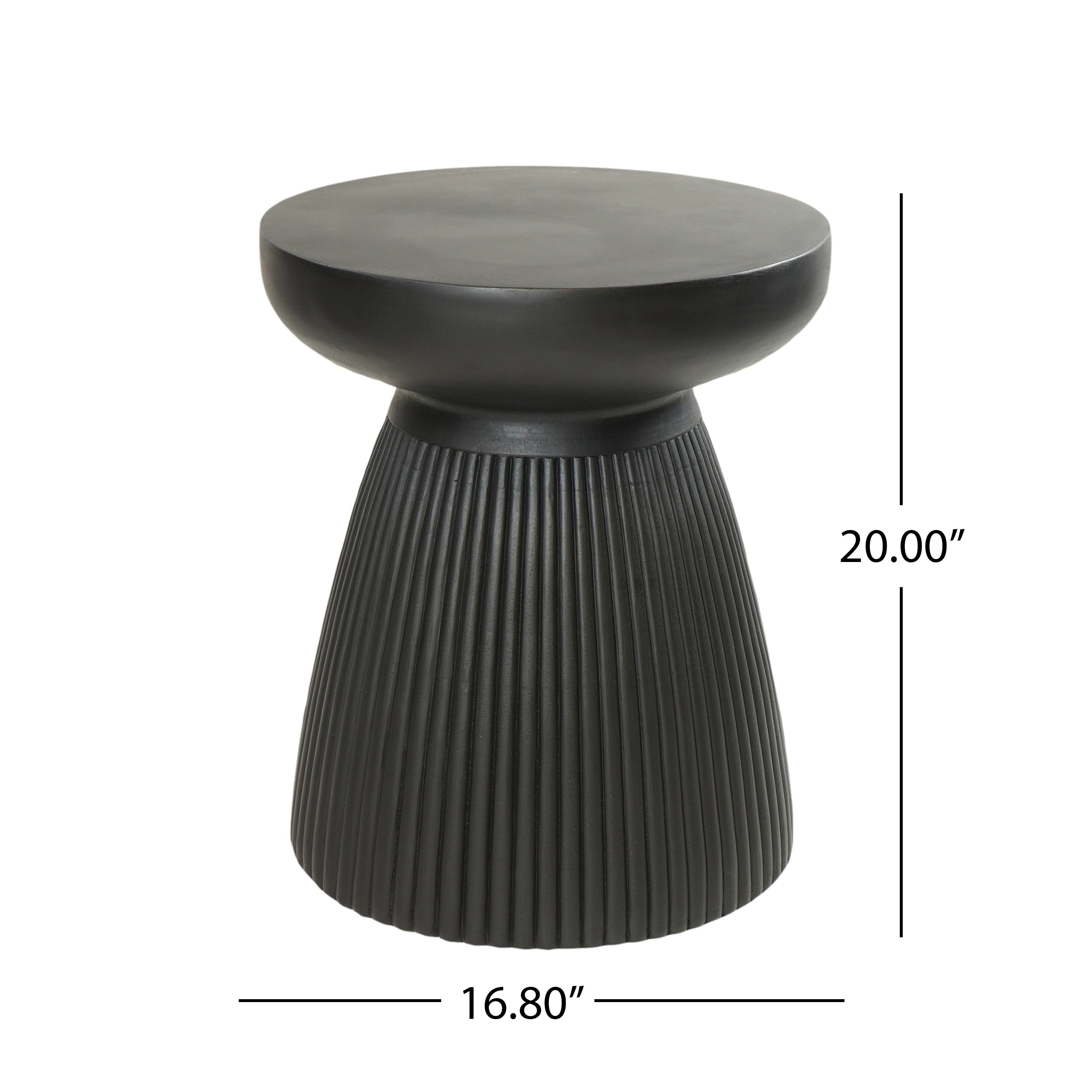 Outdoor MGO Side Table - 20'H