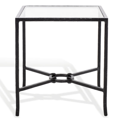Couture Tauri Forged Metal Square Accent Table - 19"W X 19"D X 20"H