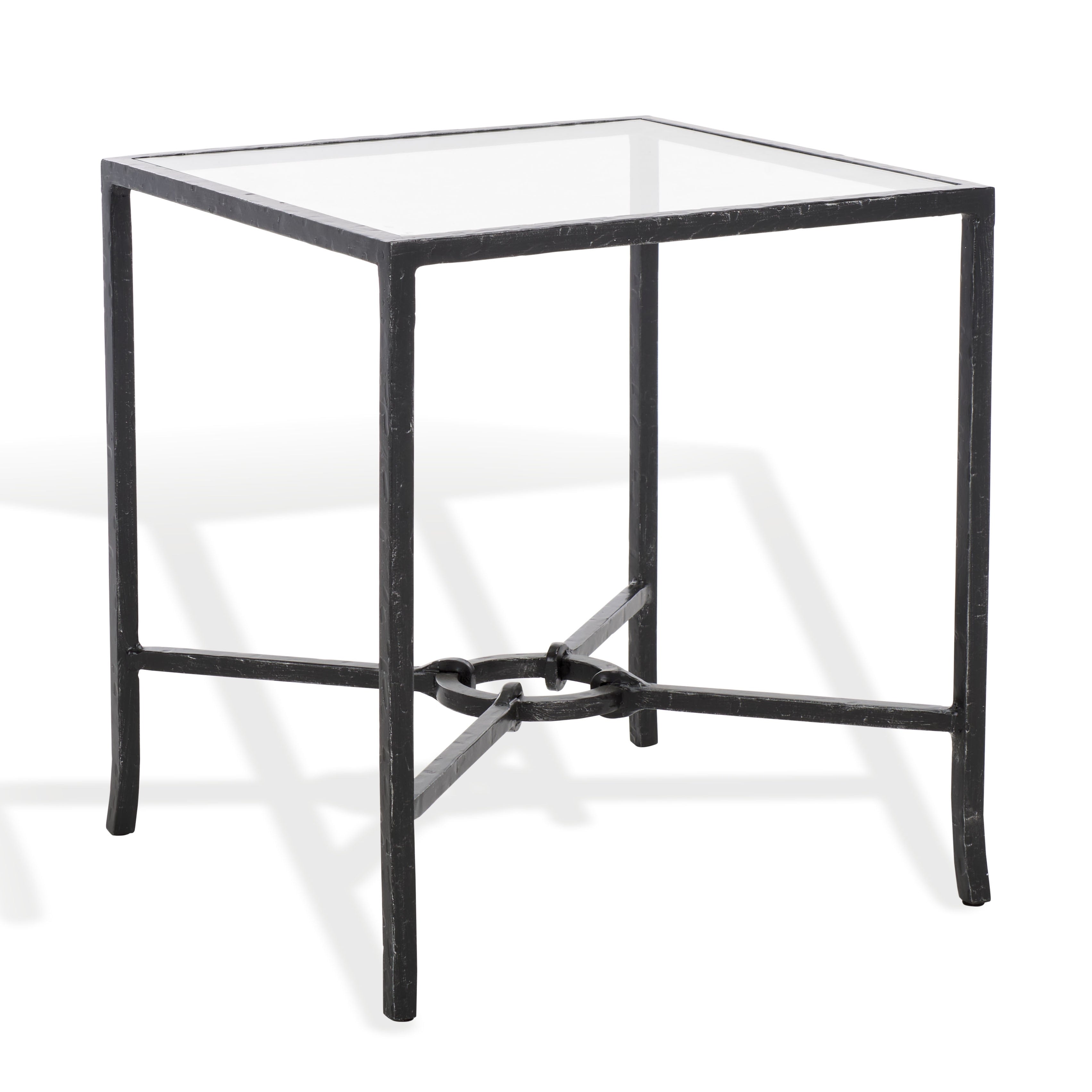 Couture Tauri Forged Metal Square Accent Table - 19"W X 19"D X 20"H