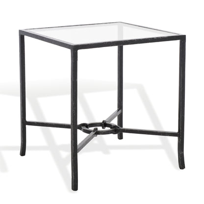 Couture Tauri Forged Metal Square Accent Table - 19"W X 19"D X 20"H