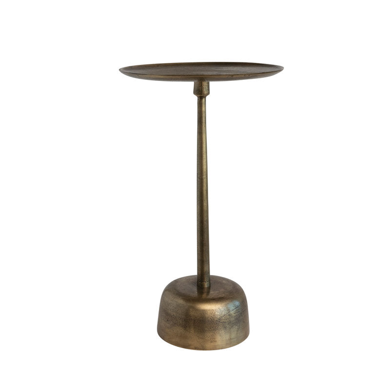 Hommeco Samuel Tray Top Pedestal End Table