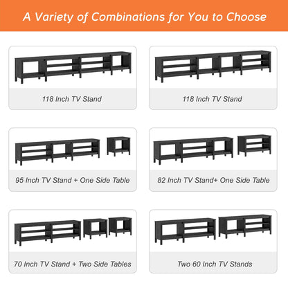 TV Console Table for 85/80/90 Inch TV with 6 Storages