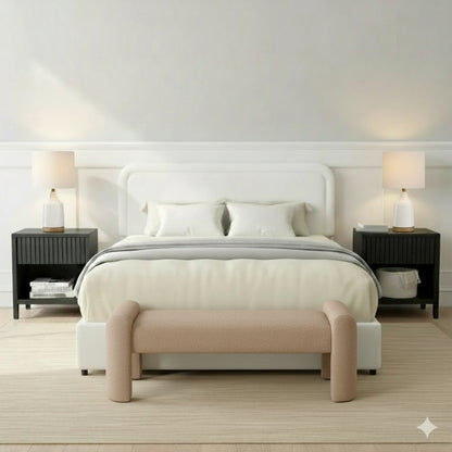 Hommeco Nyleen 1-Drawer Nightstand
