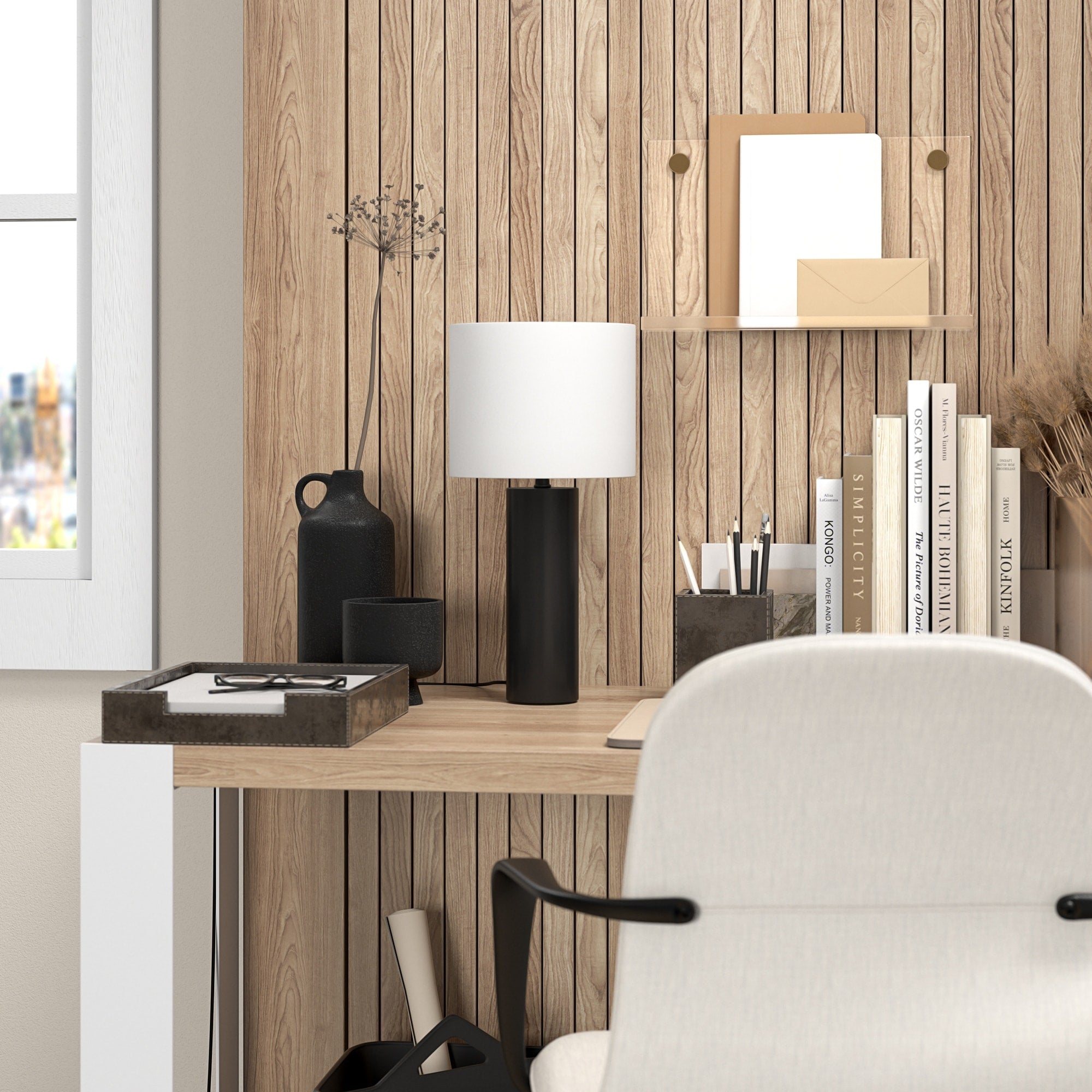 Elevate Your Space with the York 16" Tall Mid-Century Modern Table Lamp - Perfect for Any Room