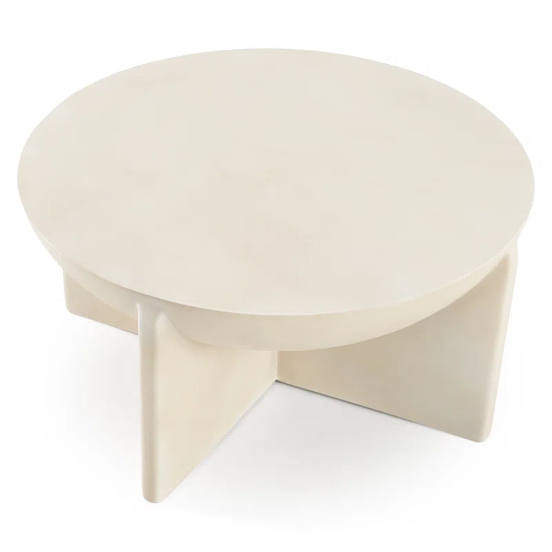 Soichi - Modern Concrete round Coffee Table