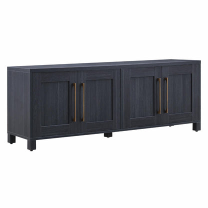 Rectangular TV Stand for Tv'S up to 75", Black Grain