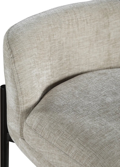 Brixen Upholstered Counter Stool with Metal Frame