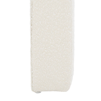 Pinewood Modern Bench, Ivory