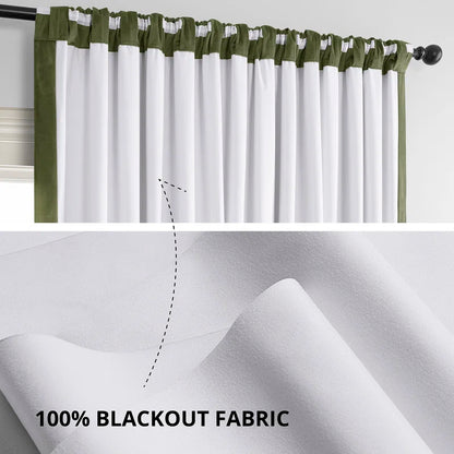 Olivia Velvet Blackout Curtain (1 Panel)