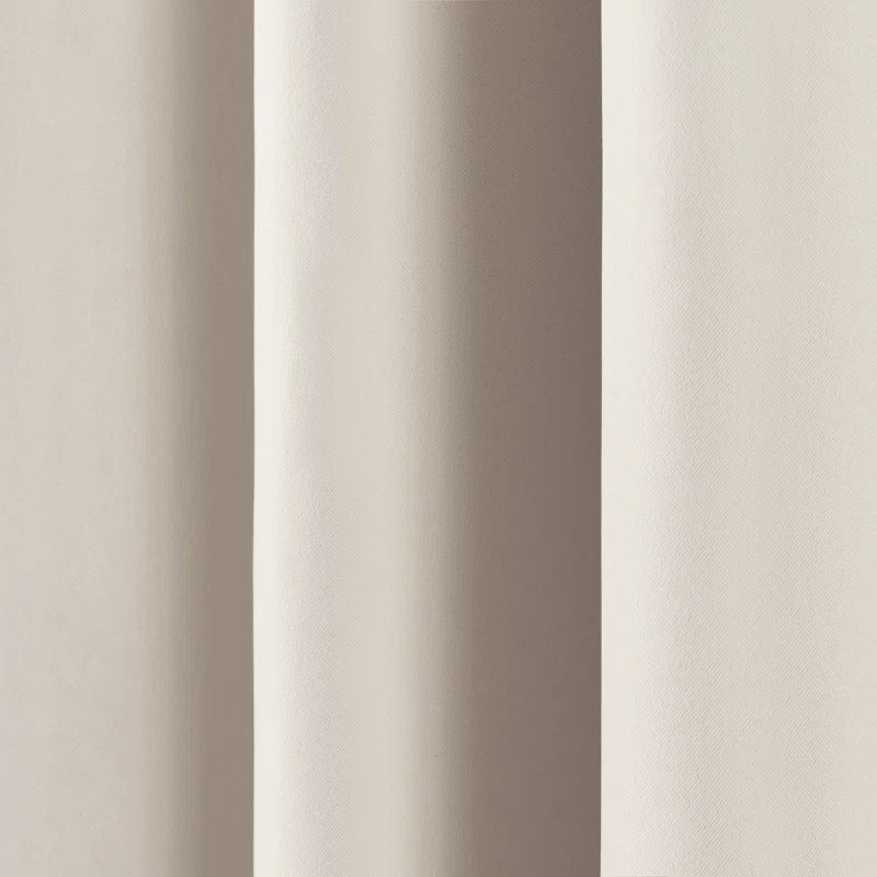 Adina Sevan Solid Thermal Grommet Curtain Panels